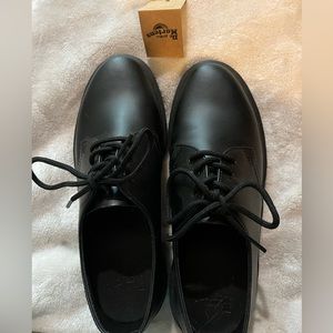 Black Dr Marten loafers